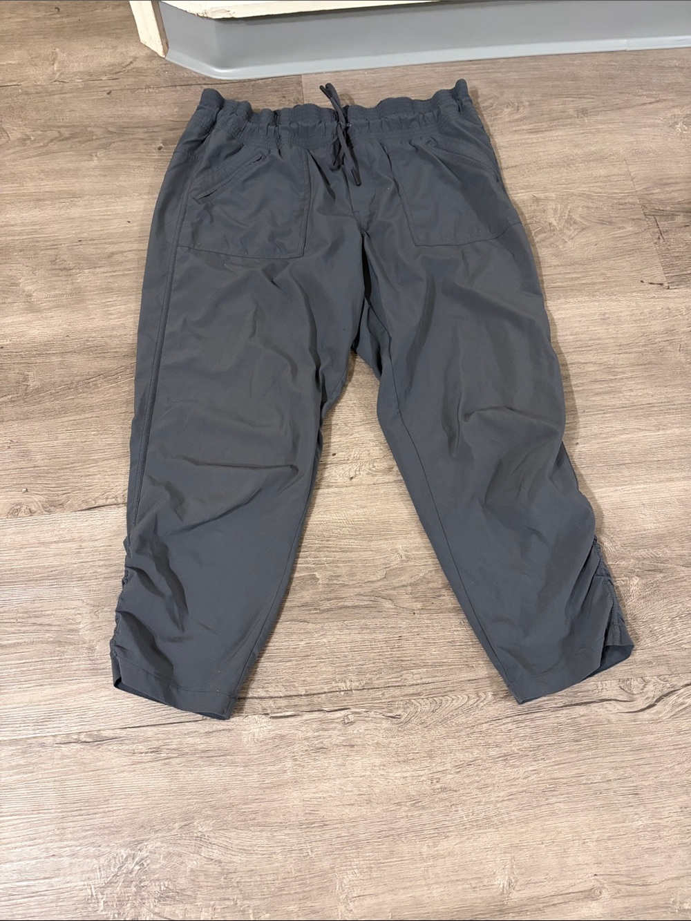Prana Women's Dark Gray Drawstring Jogger Pants